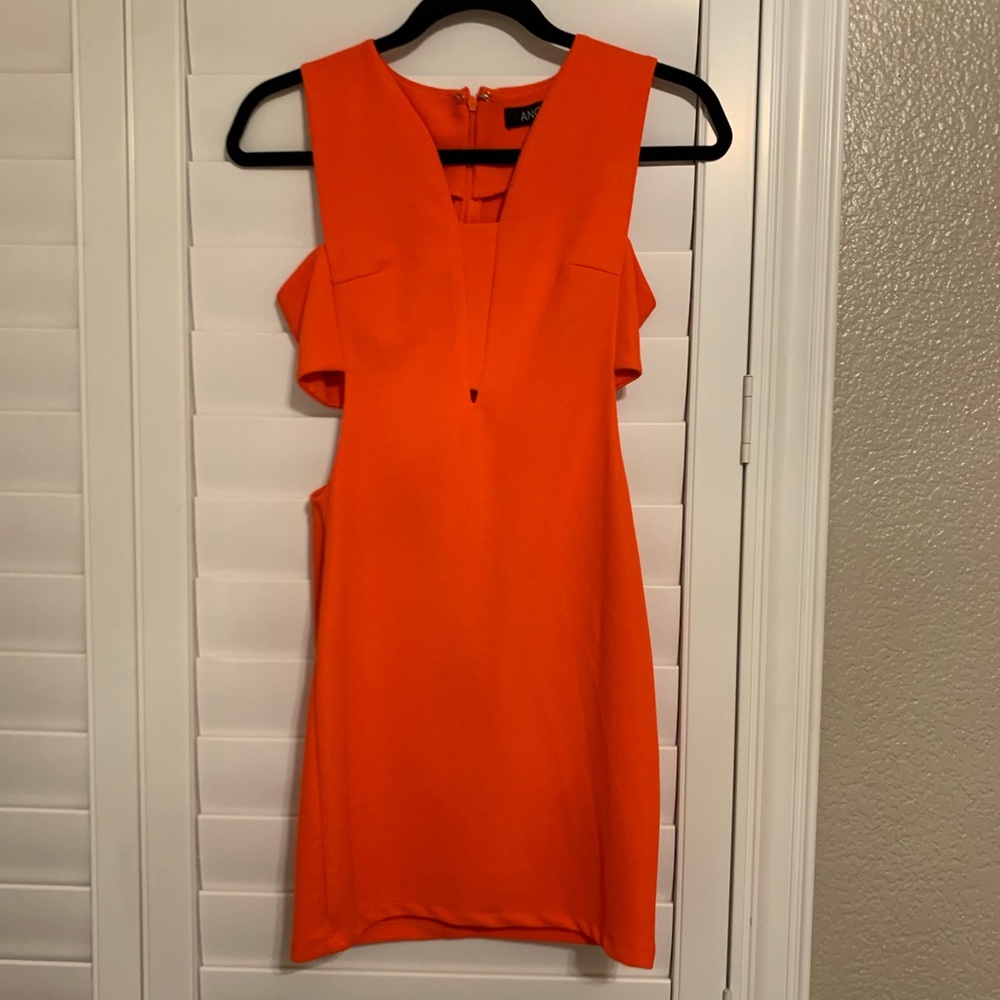 Orange dress